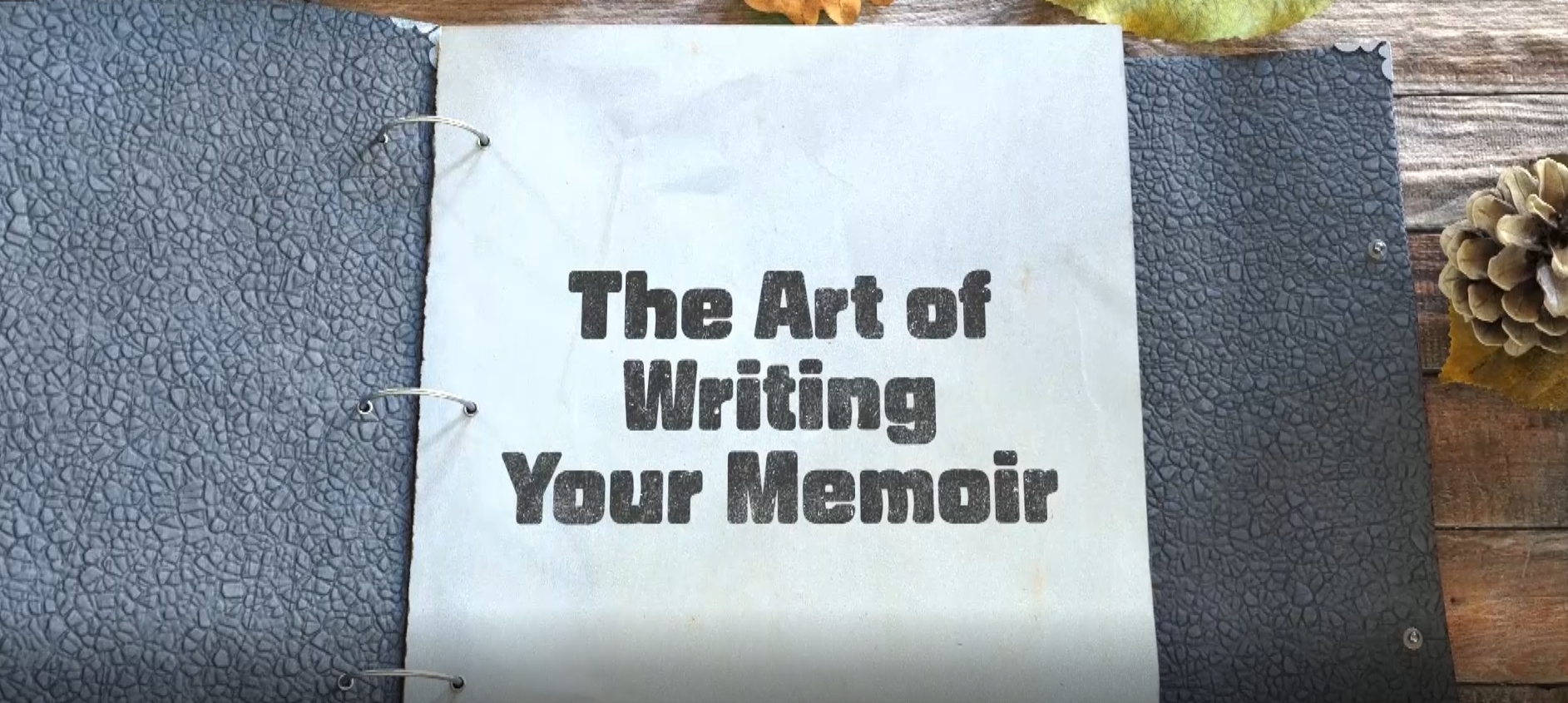 The Art of Writing Your Memoir 동영상